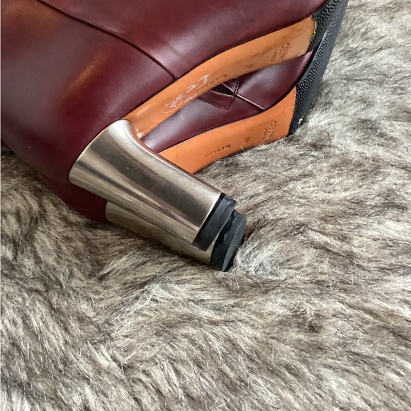 Celine #5 Phoebe Period Burgundy Ankle Boot - Picture 10 of 13